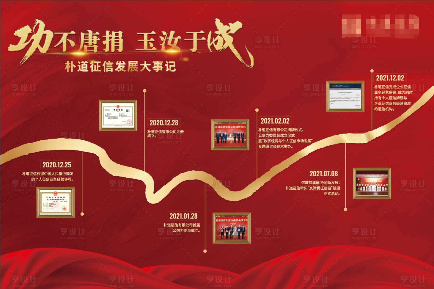 源文件下载【享设计】搜索编号：47800011648414145【企业发展背景墙】