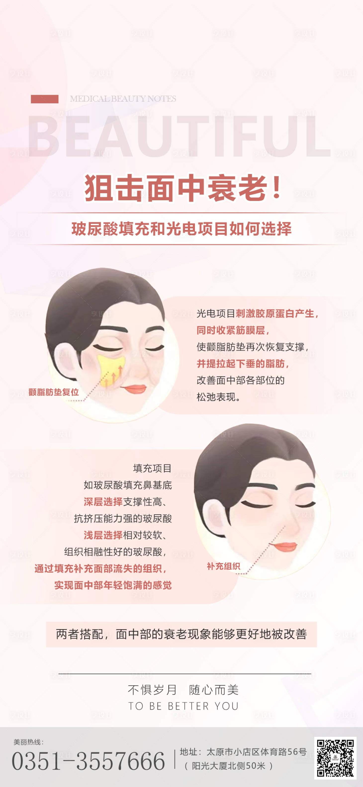 源文件下載【享設(shè)計】搜索編號：78930011936622527【醫(yī)美科普宣傳海報】