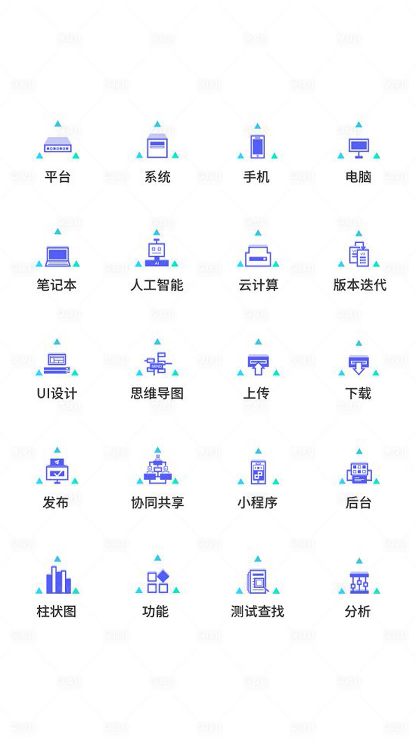 源文件下载【享设计】搜索编号：51800011451713104【金融类科技类UI图标】