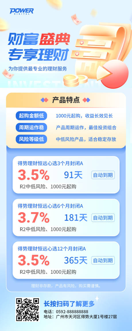 源文件下载【投资理财长图营销】编号：20220805171632010