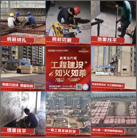 源文件下載【地產工程進度九宮格】編號：59180011437336224