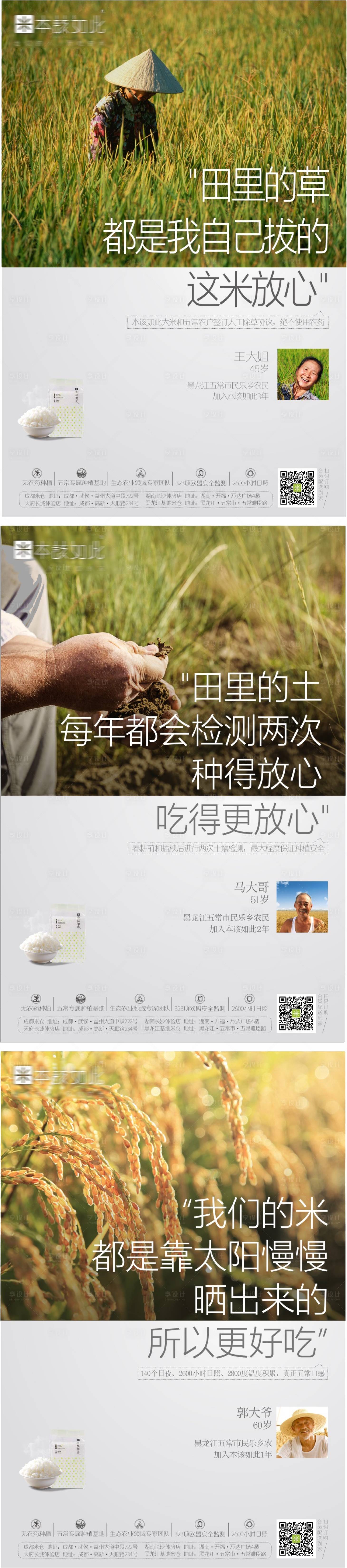 源文件下载【享设计】搜索编号：96470011836388584【本该如此大米系列价值海报】