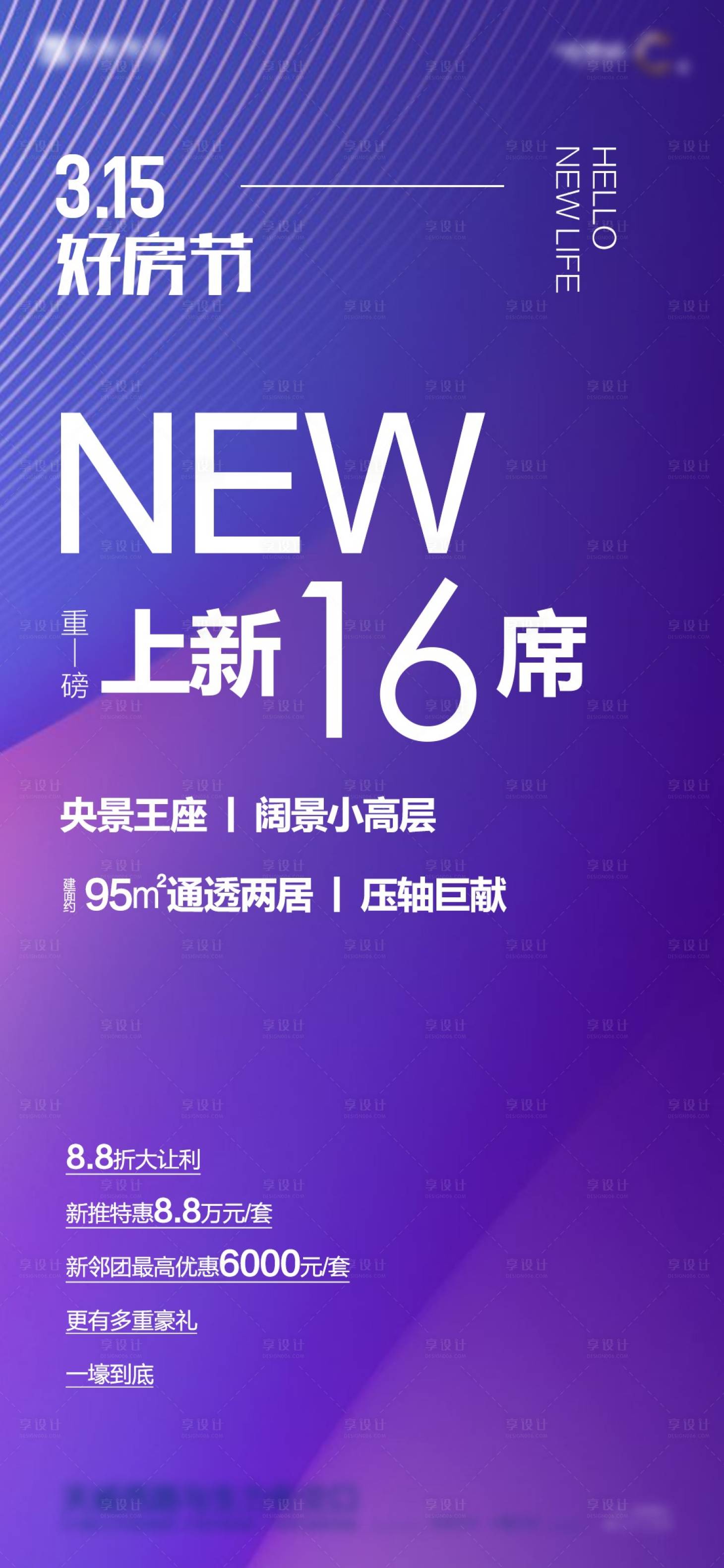 源文件下載【享設(shè)計】搜索編號：96290011507645454【地產(chǎn)上新海報】