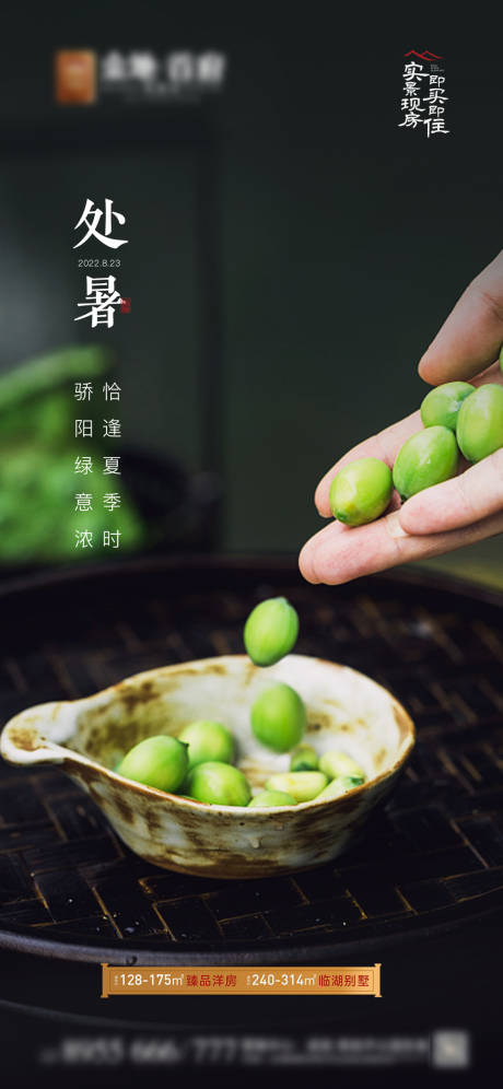 源文件下载【地产处暑节气图】编号：47280011748643544
