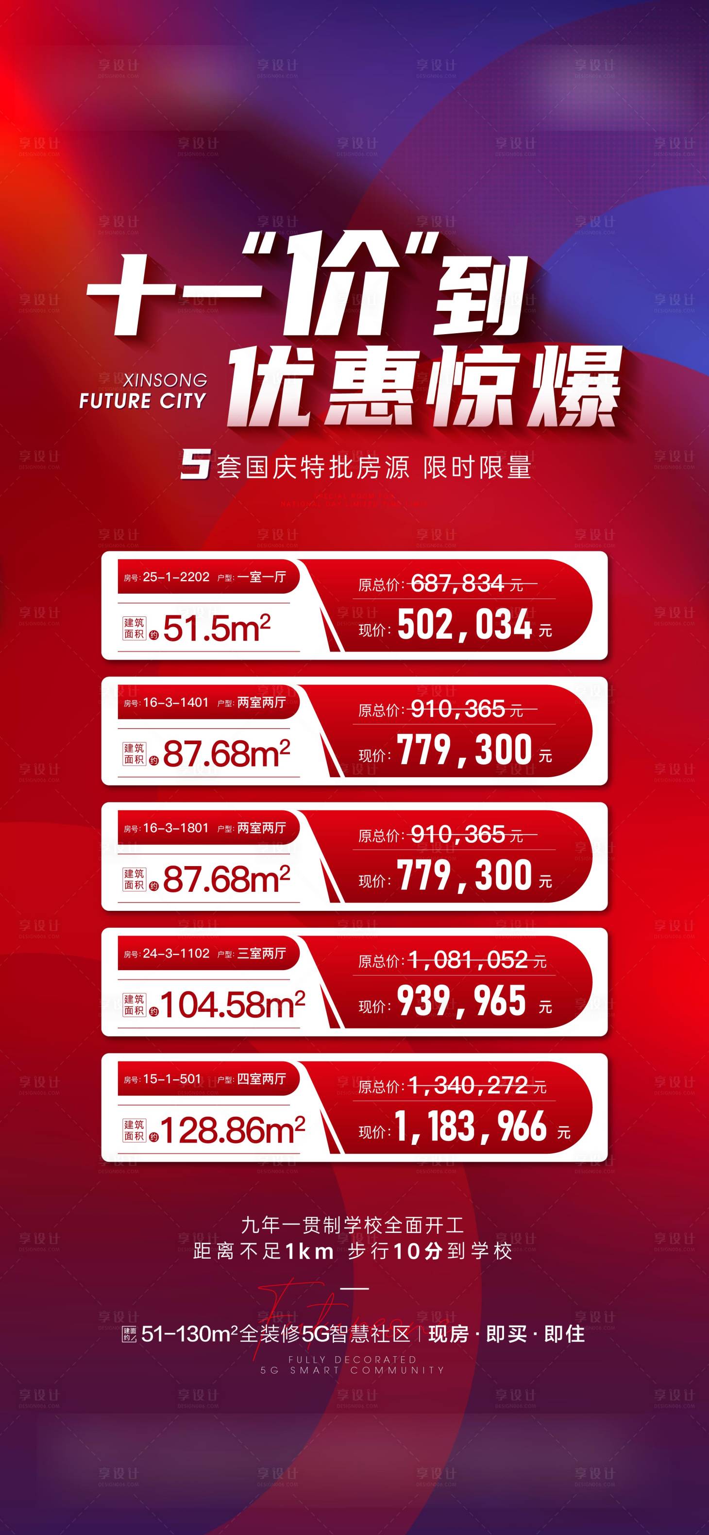 源文件下載【享設計】搜索編號：44840012495958041【地產熱銷稿房源表】