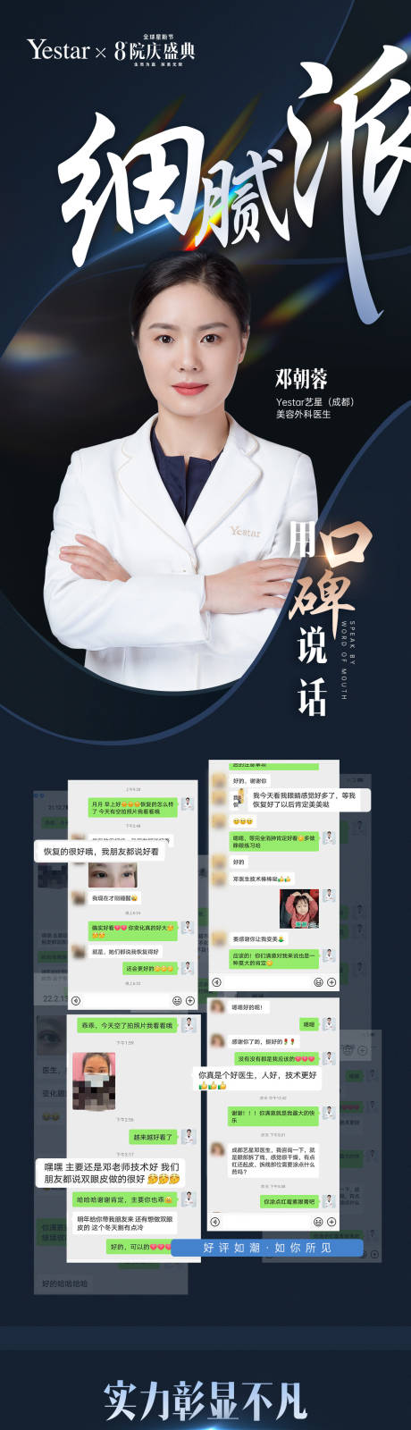 外科医生介绍长图海报