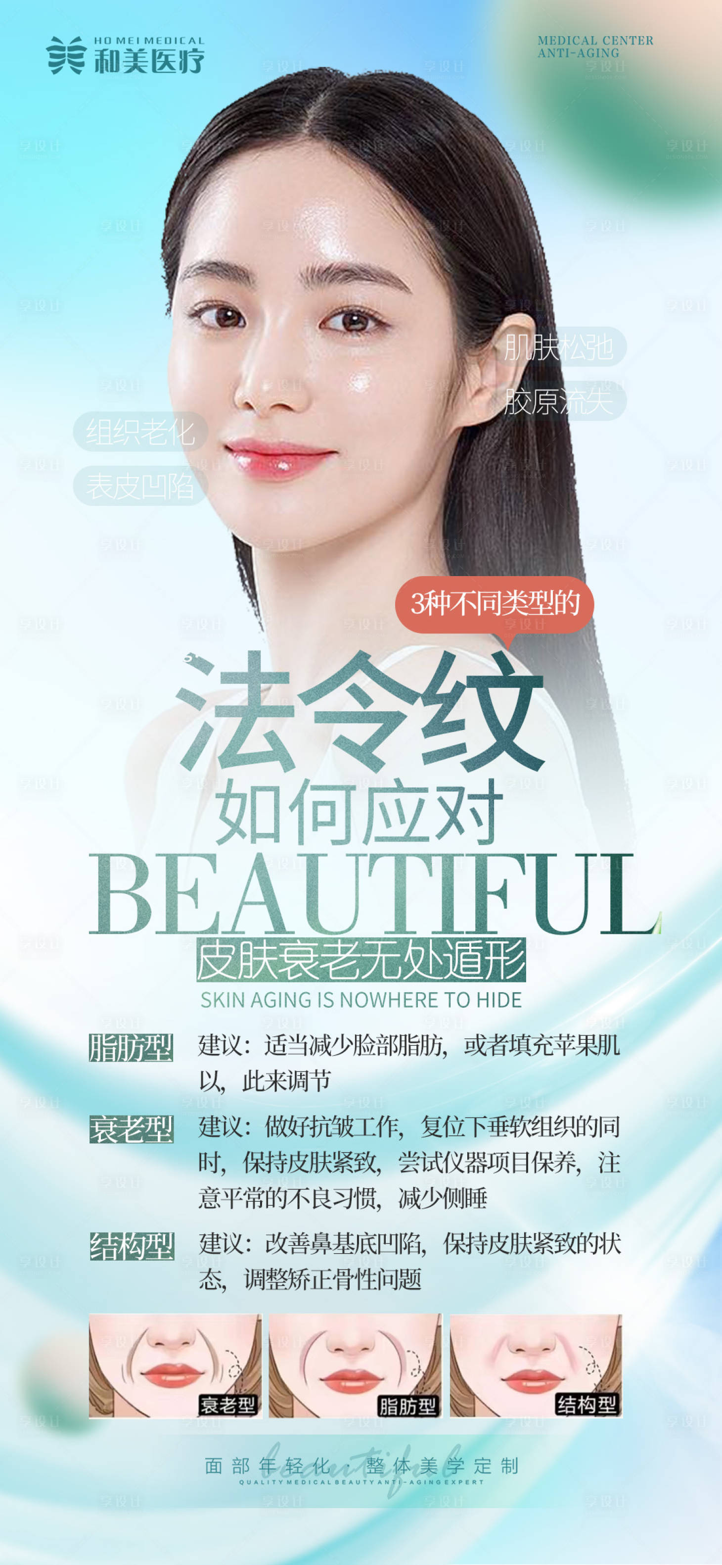 源文件下载【享设计】搜索编号：92390012430368909【法令纹如何应对科普】