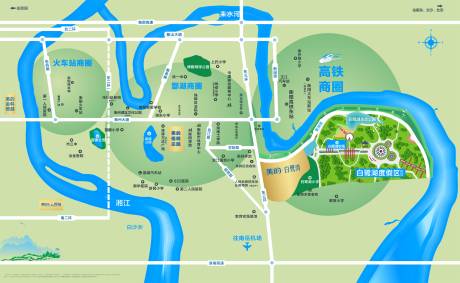 源文件下载【地产区位图广告展板】编号：53260011969667528