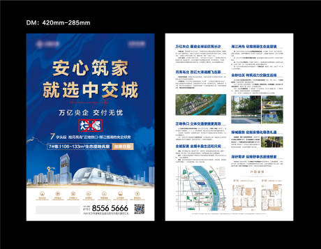 源文件下载【地产价值点DM宣传单】编号：50740012434796972