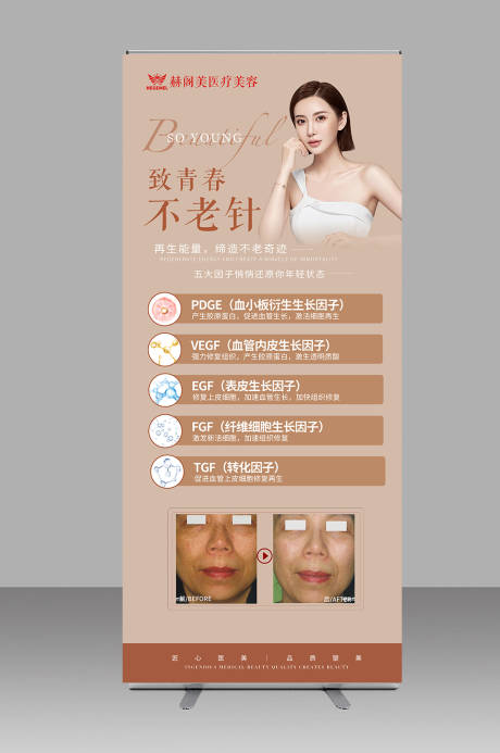 源文件下载【医美项目展架】编号：28050012501768846