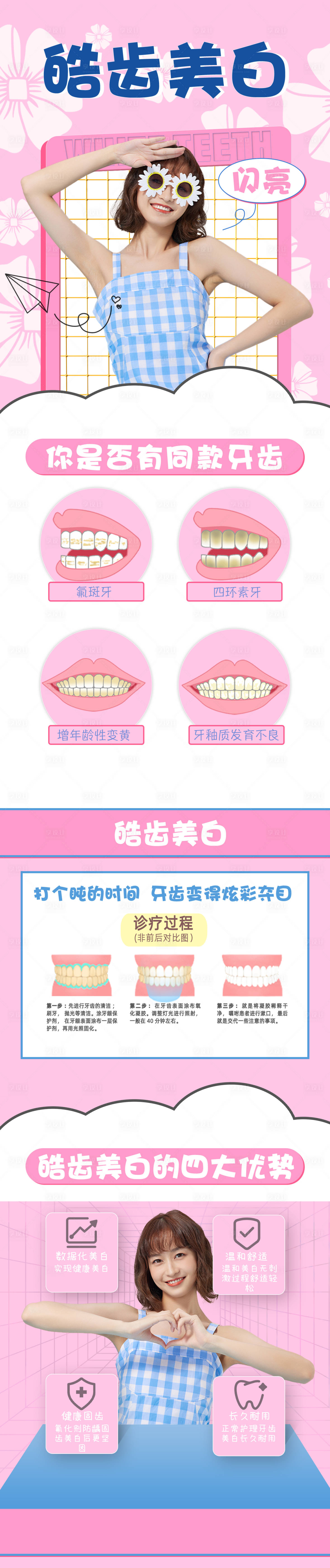 源文件下载【享设计】搜索编号：80220012327574515【美白皓齿美白家庭装电商详情页】