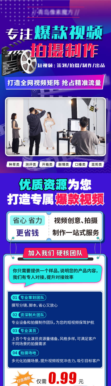 源文件下載【享設(shè)計(jì)】搜索編號(hào)：23360012242828354【短視頻代運(yùn)營長圖】