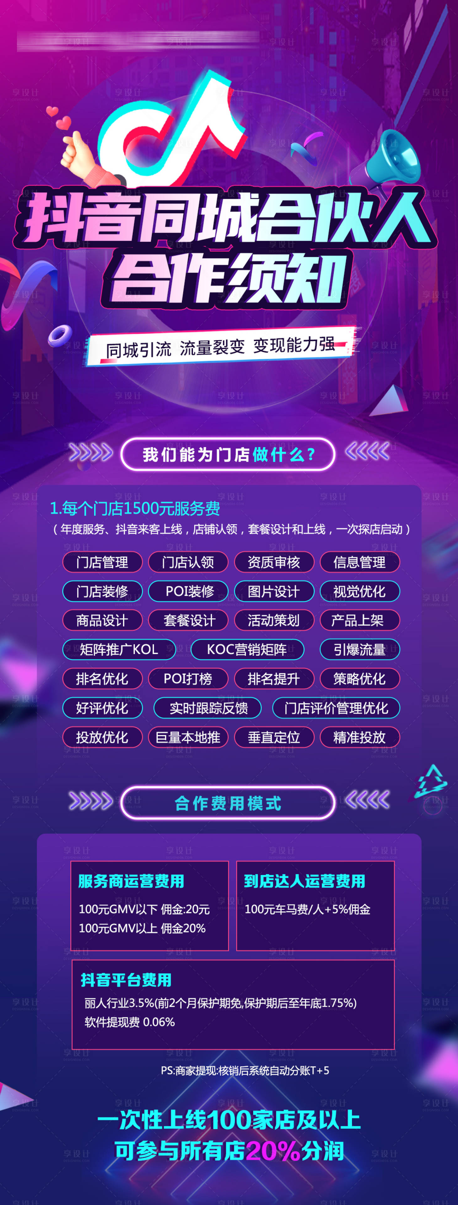 源文件下載【享設計】搜索編號：86490011984532189【抖音同城幫扶須知海報】