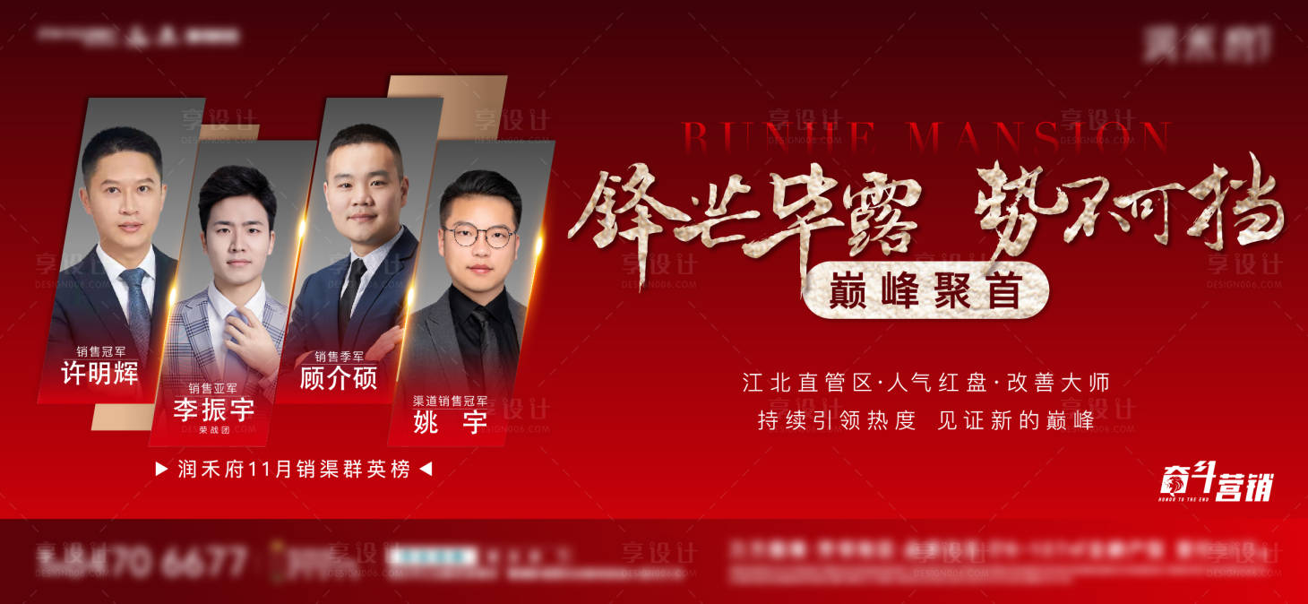 源文件下载【享设计】搜索编号：92410012381053593【地产销冠人物海报】