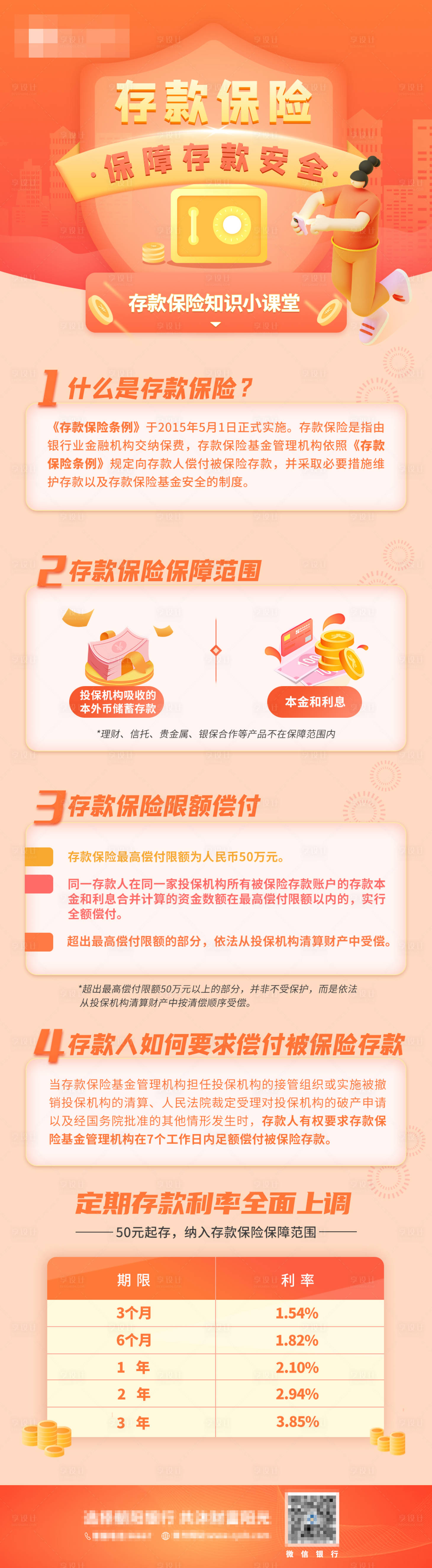 源文件下載【享設(shè)計(jì)】搜索編號(hào)：51990012300811832【存款保險(xiǎn)條例海報(bào)】