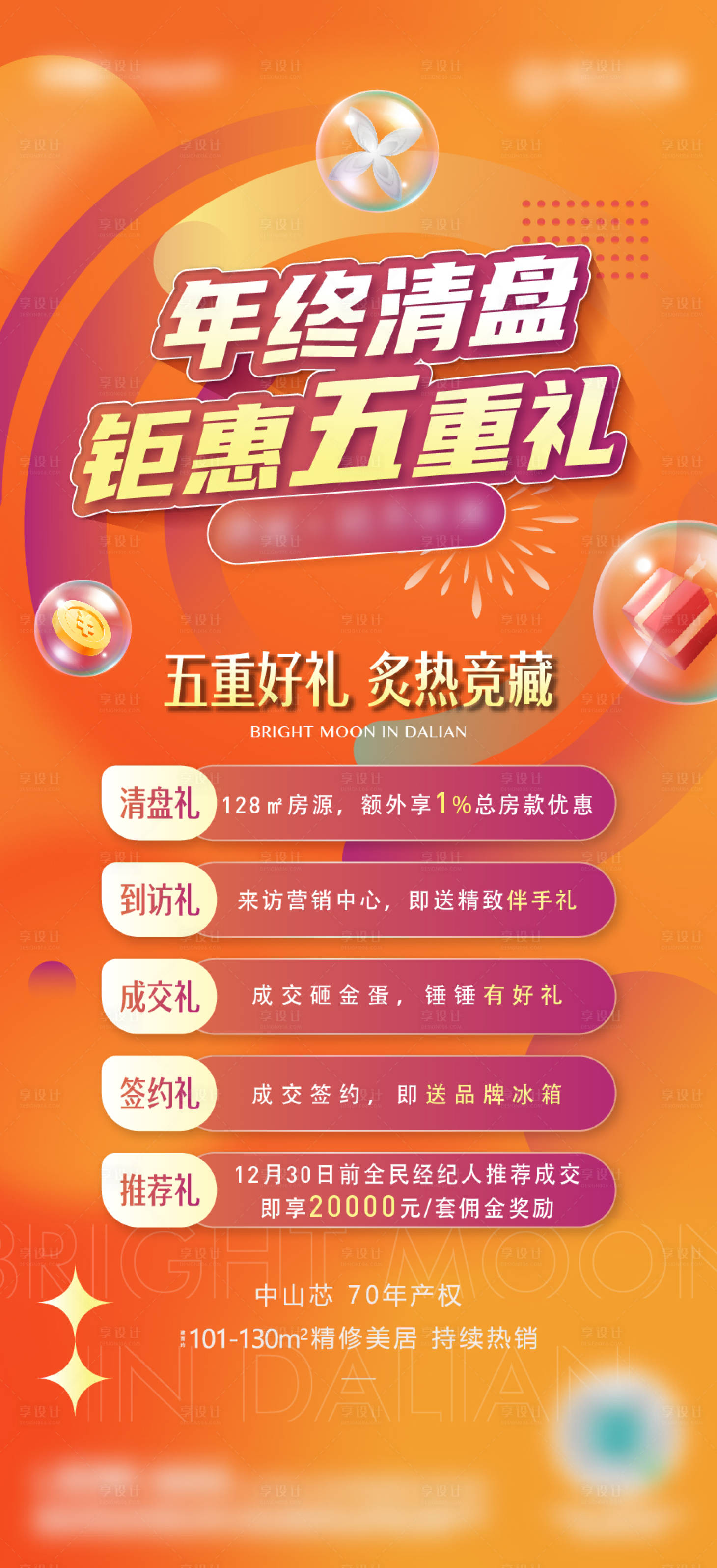 源文件下载【享设计】搜索编号：16710012325845589【地产清盘海报】
