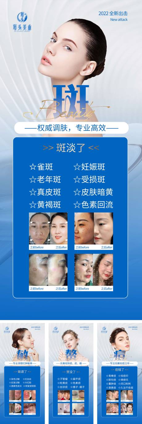 源文件下载【皮肤问题展架】编号：93960012020496454