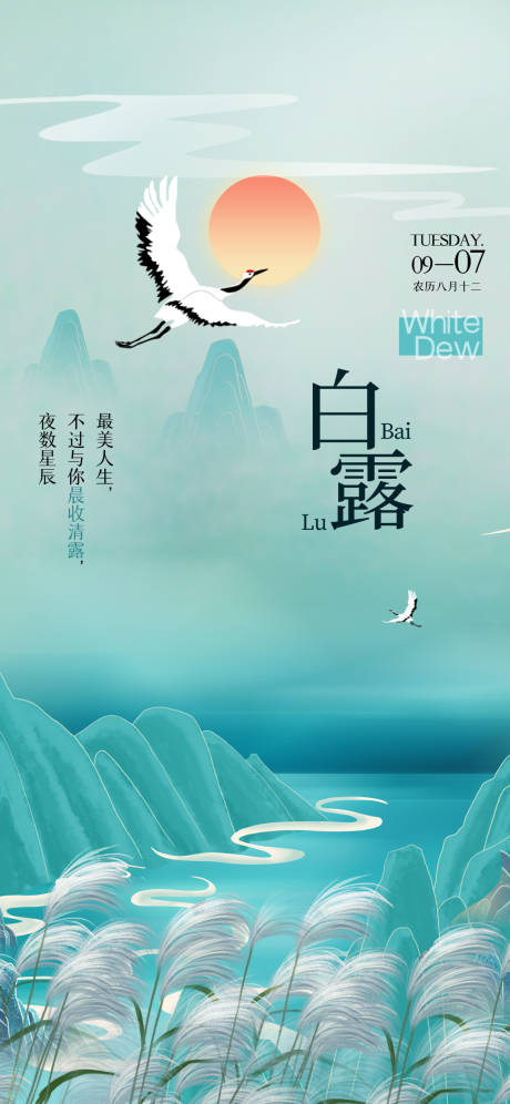 源文件下载【医美白露海报】编号：64760011970487125