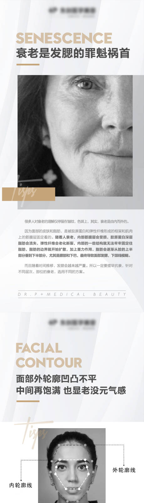 源文件下载【医美衰老轮廓科普海报】编号：27160012330042516