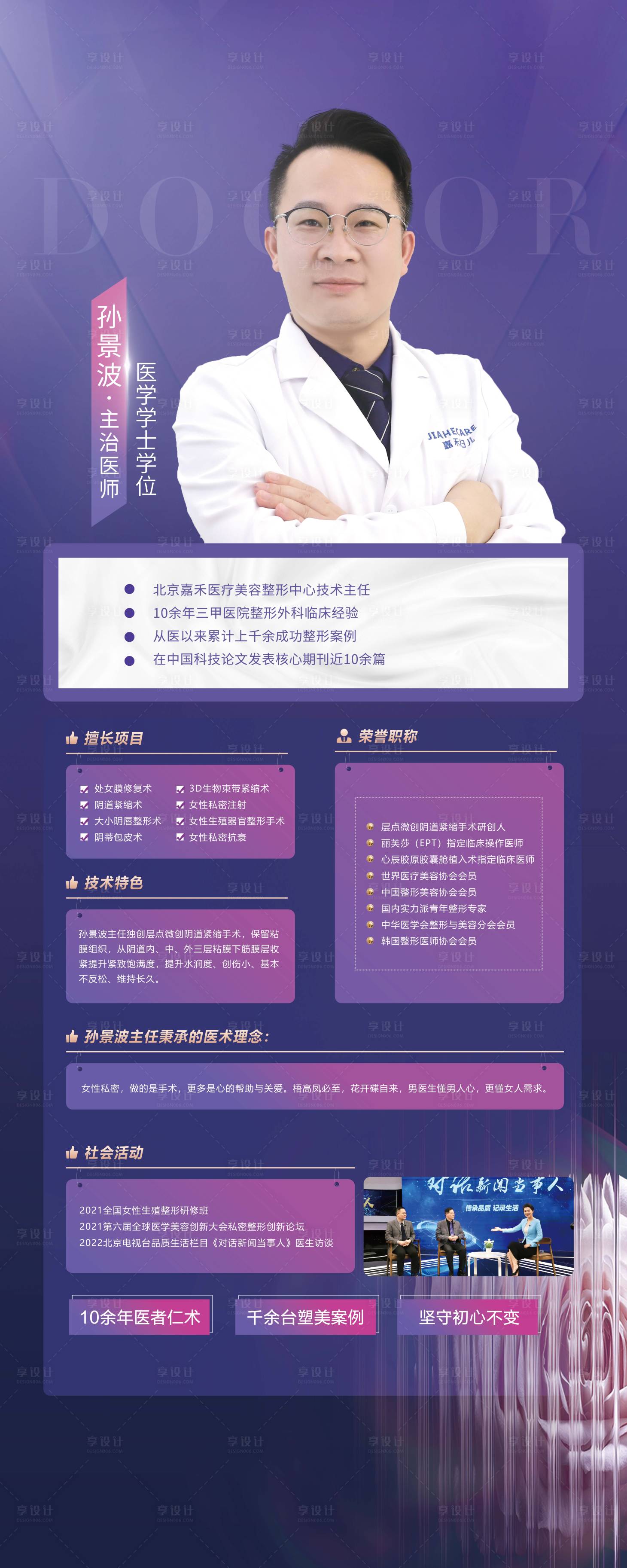 源文件下載【享設計】搜索編號：35680012280217888【私密醫生介紹展架易拉寶】