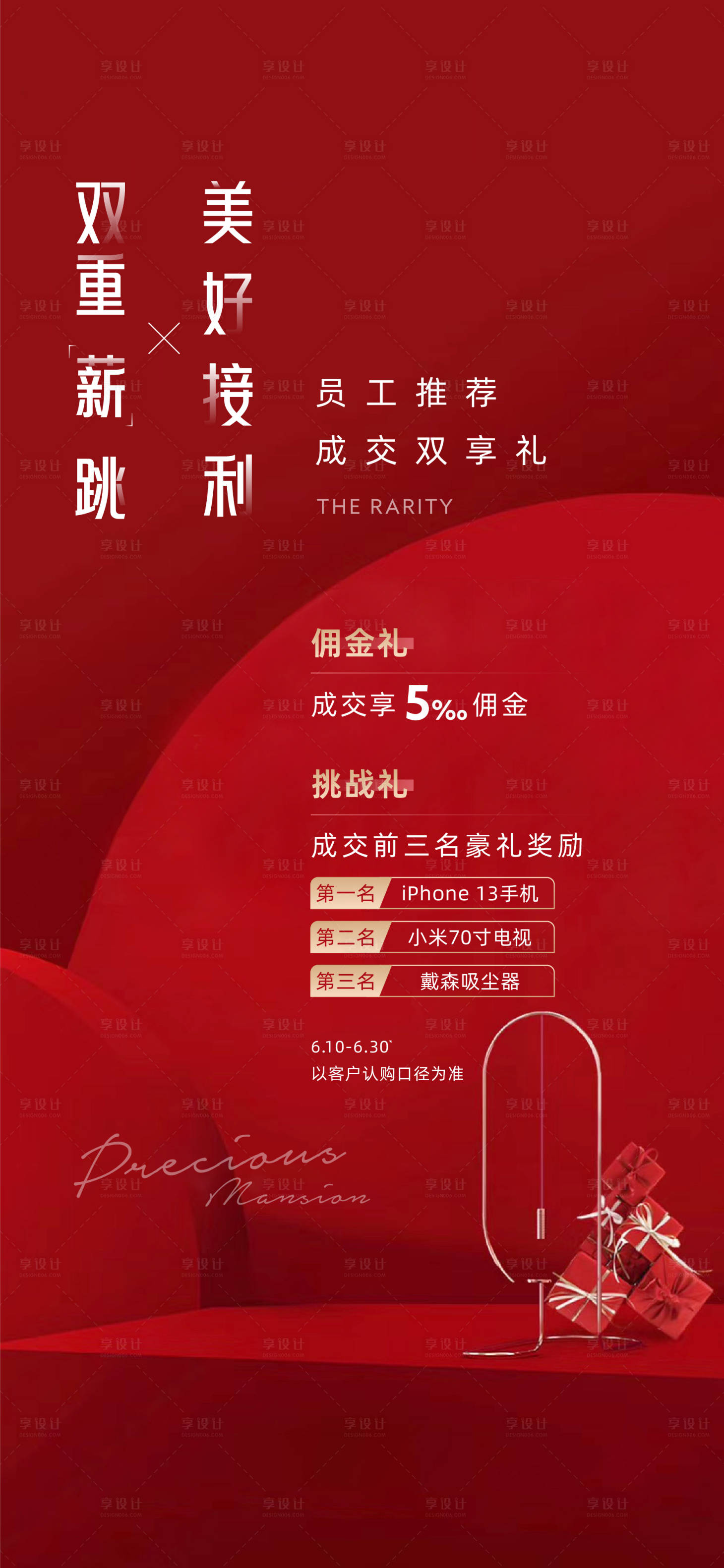 源文件下載【享設計】搜索編號：49270012220703835【熱銷推介地產海報】