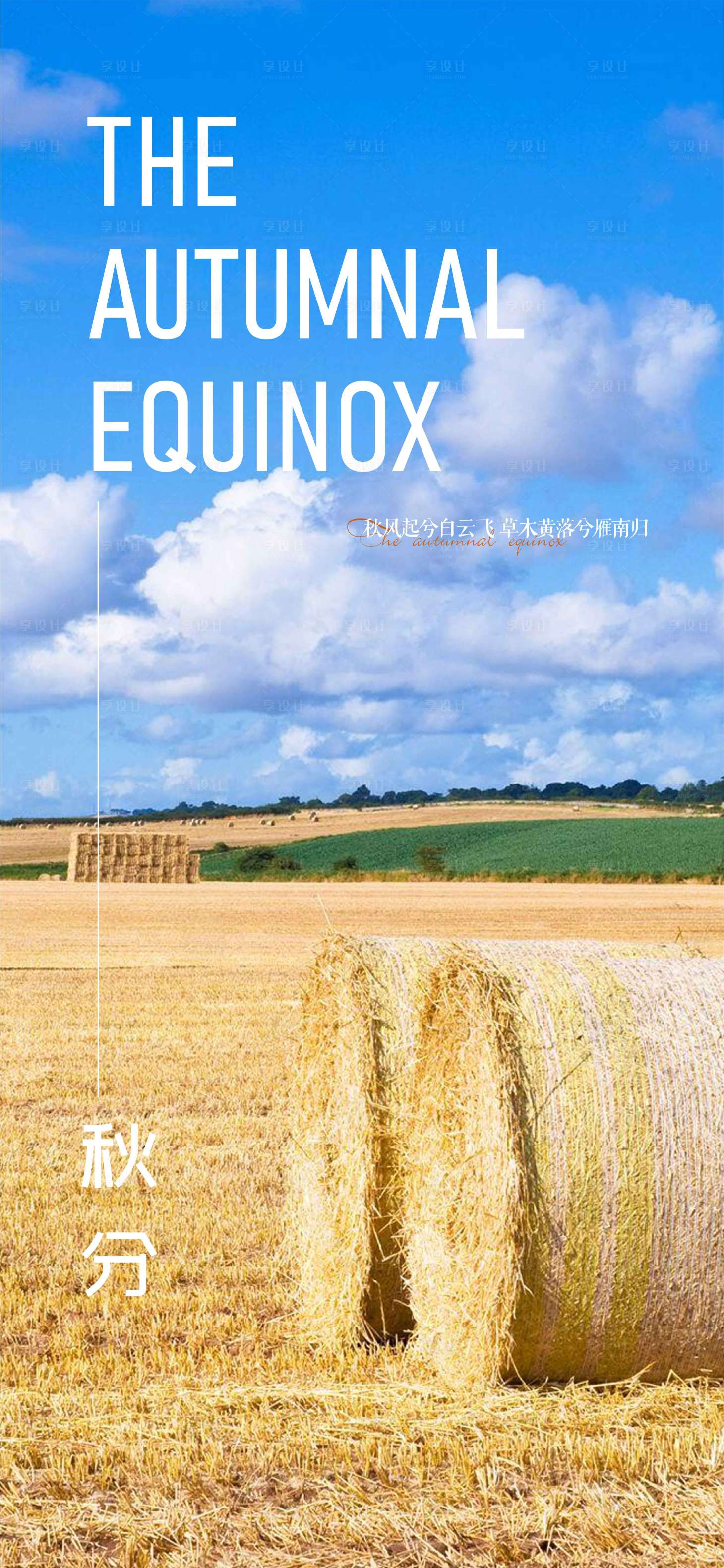 源文件下载【享设计】搜索编号：71010012273756328【秋分海报】