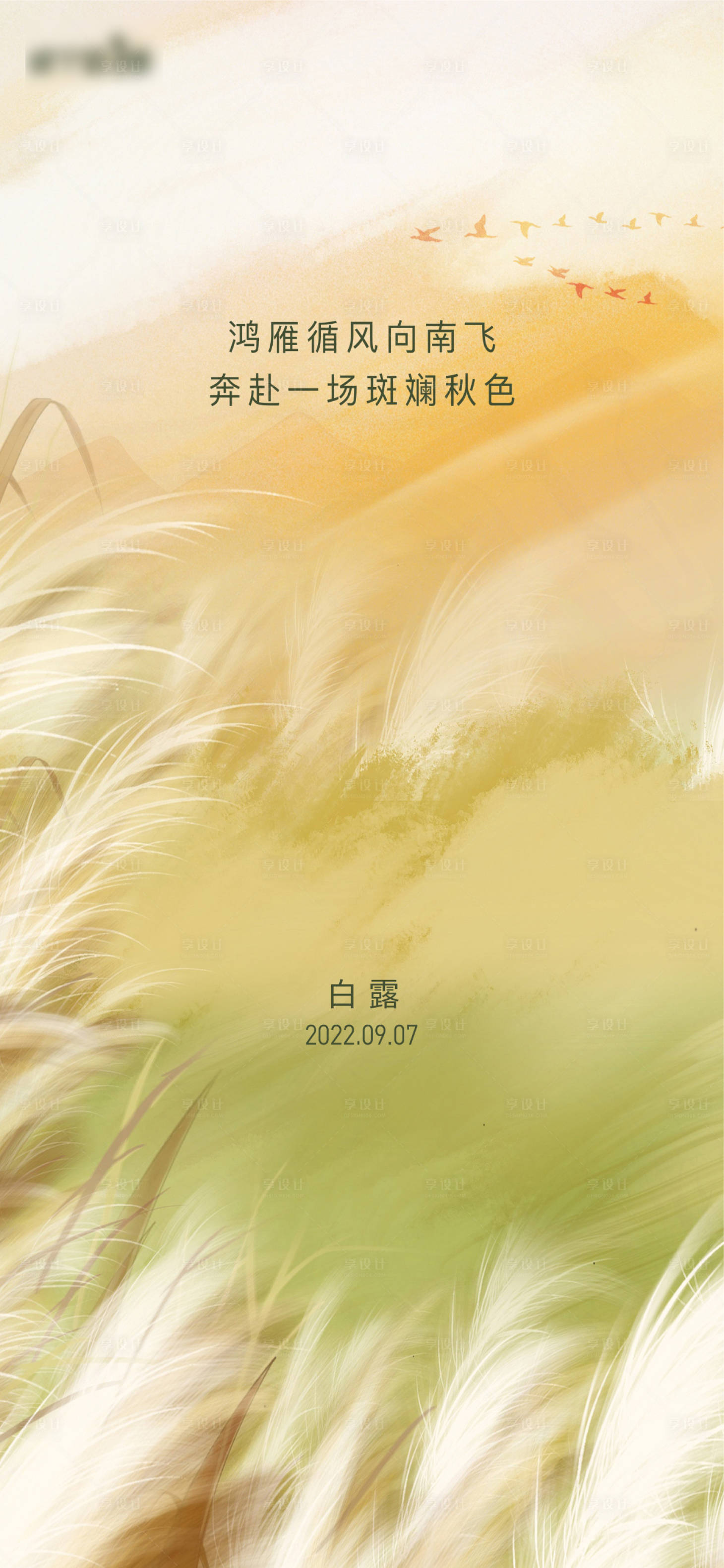 源文件下載【享設(shè)計】搜索編號：64790011992368764【白露節(jié)氣】