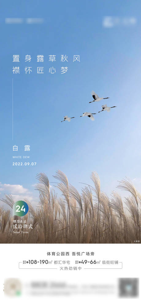 源文件下载【享设计】搜索编号：48690012046506784【白露节气海报】