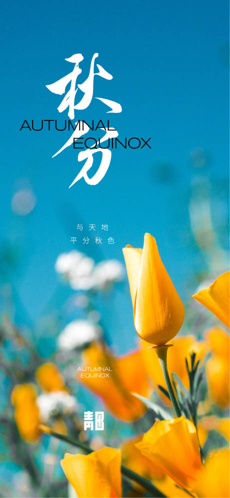源文件下载【秋分节气海报】编号：21400012327822685