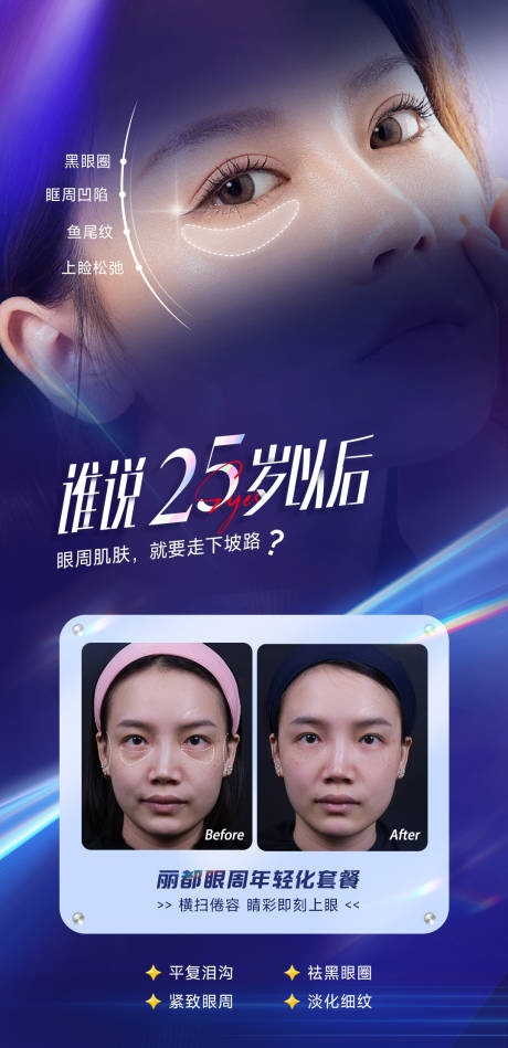 源文件下载【医美眼周抗衰海报】编号：65000012144239041