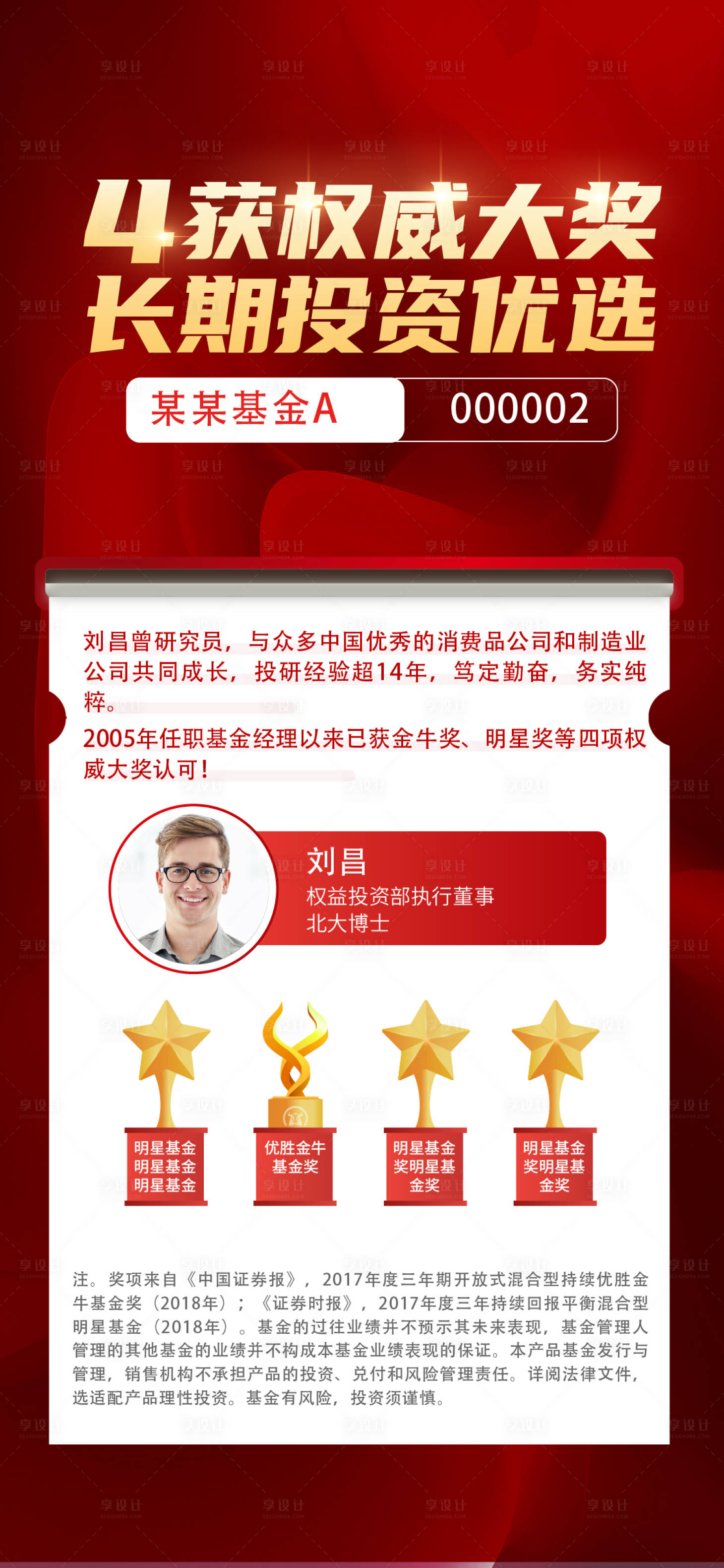 源文件下载【享设计】搜索编号：17270012300458584【基金投资红金海报】