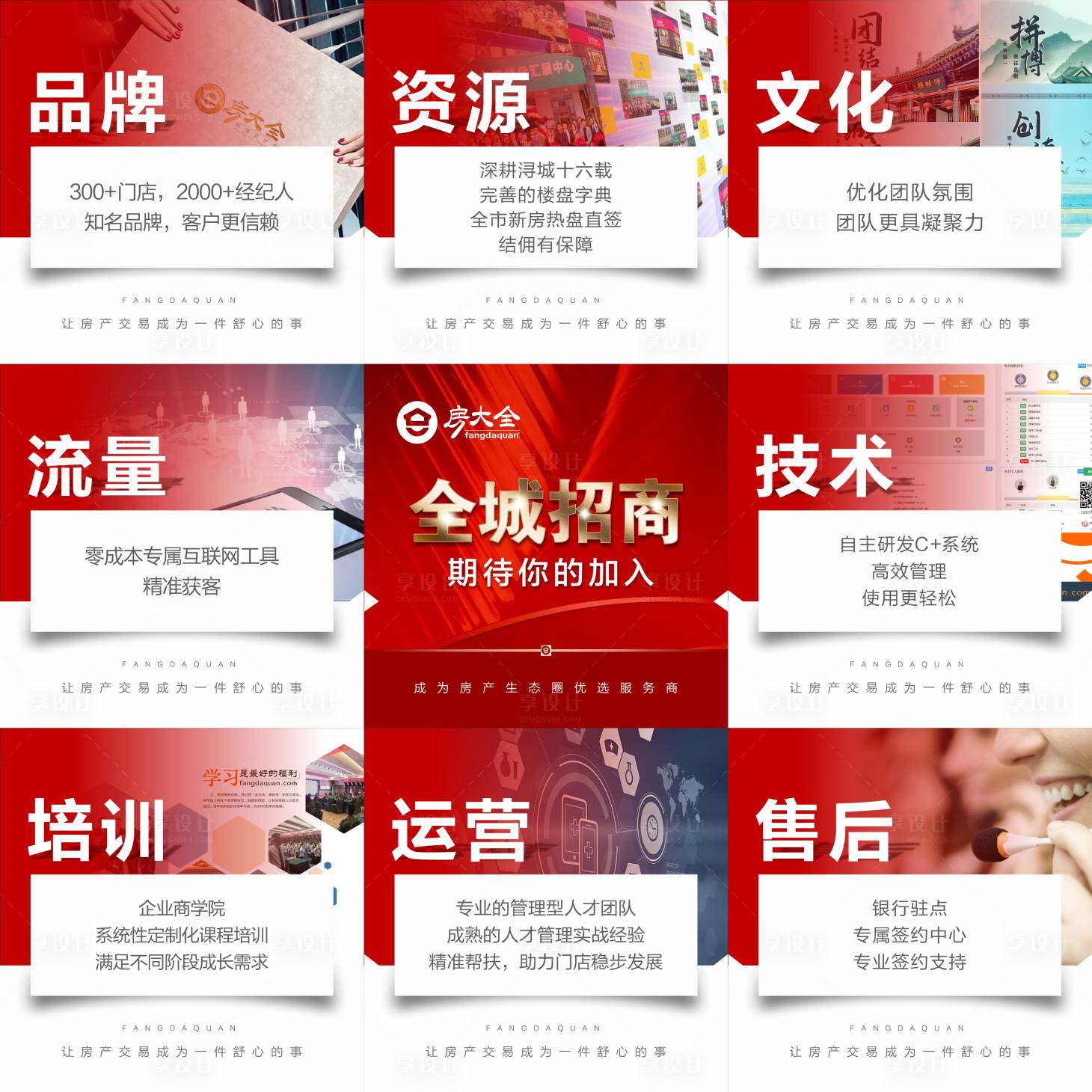 源文件下载【享设计】搜索编号：33490012313696031【地产九宫格】