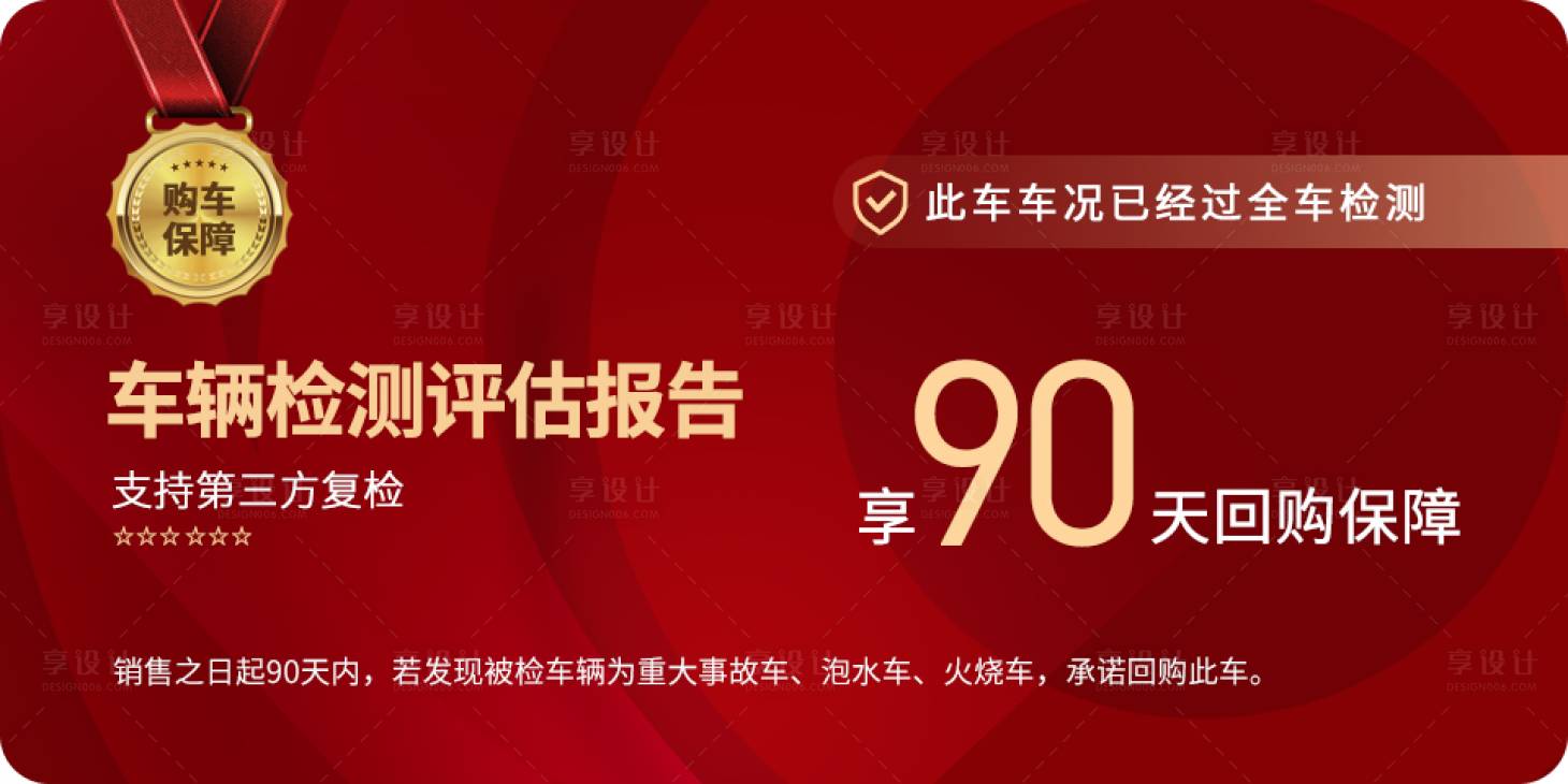 源文件下载【享设计】搜索编号：41640012202815207【车检报告海报展板】