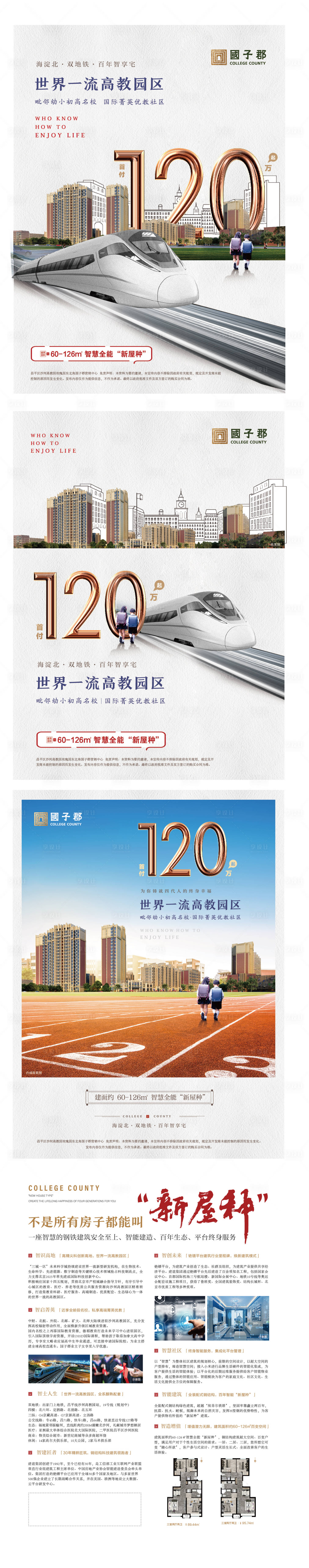 源文件下載【享設計】搜索編號：99050012234517576【地產教育價值點宣傳單】