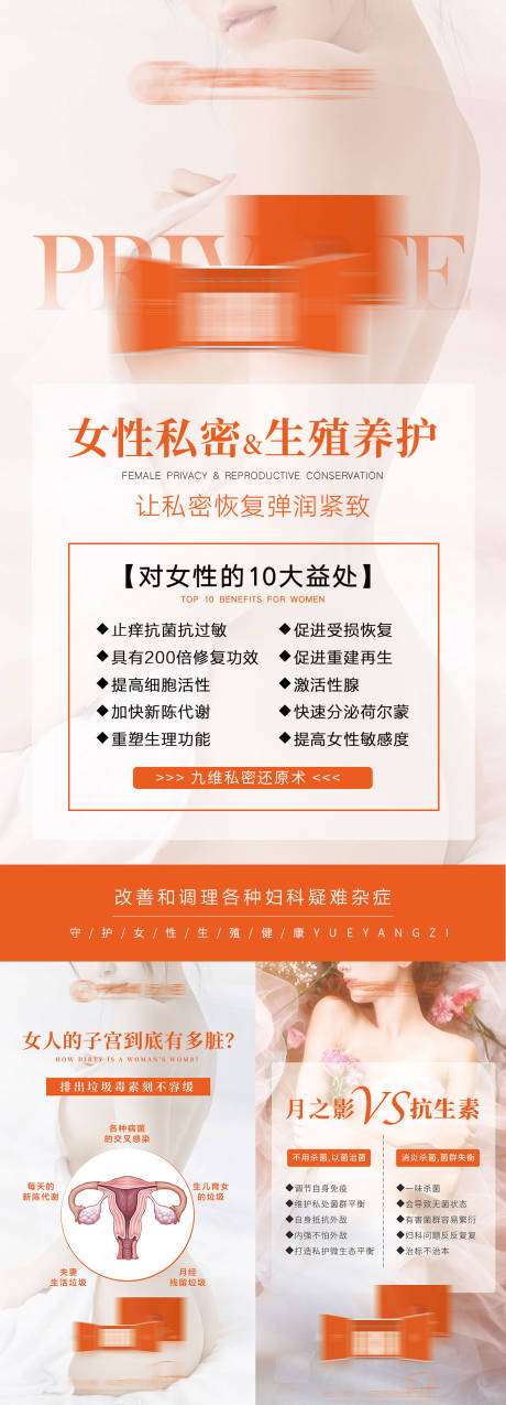 编号：20220908061533753【享设计】源文件下载-女性私护系列知识科普分享专业海报