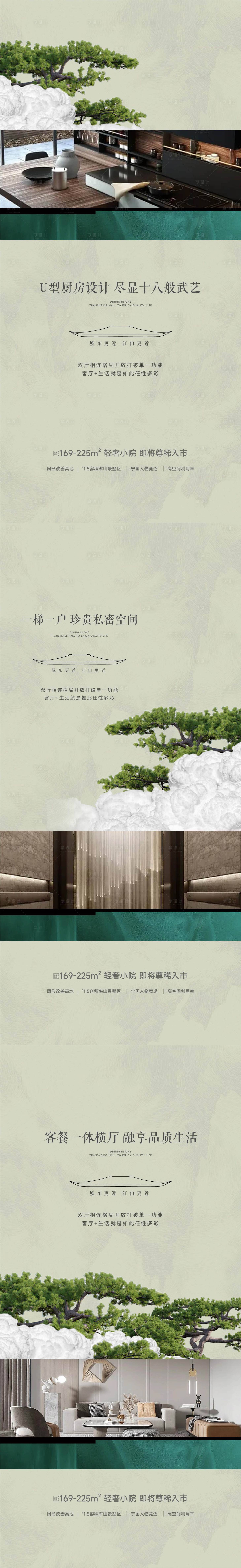 源文件下載【享設(shè)計】搜索編號：63980012204535801【地產(chǎn)洋房別墅戶型價值點系列海報】