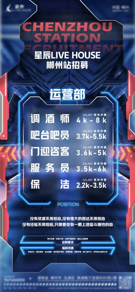 源文件下载【酒吧科幻招聘海报】编号：27840012150604544