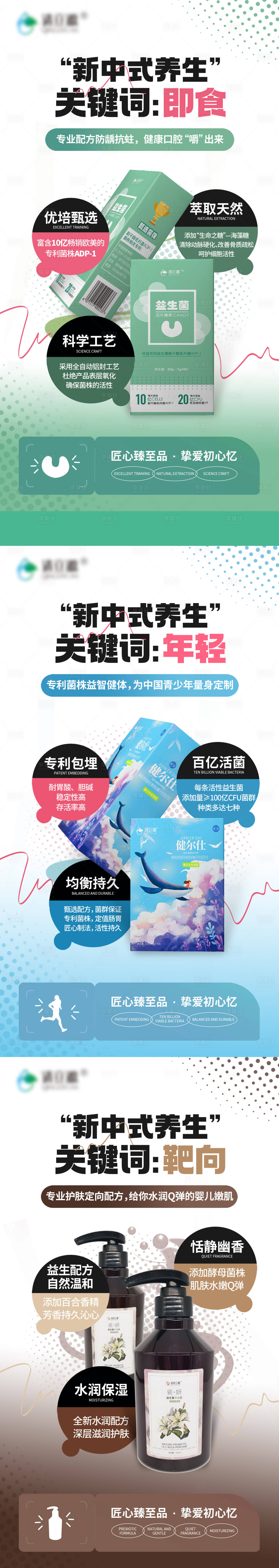 源文件下载【享设计】搜索编号：30410012275721846【商品护理营养美容朋友圈系列海报】