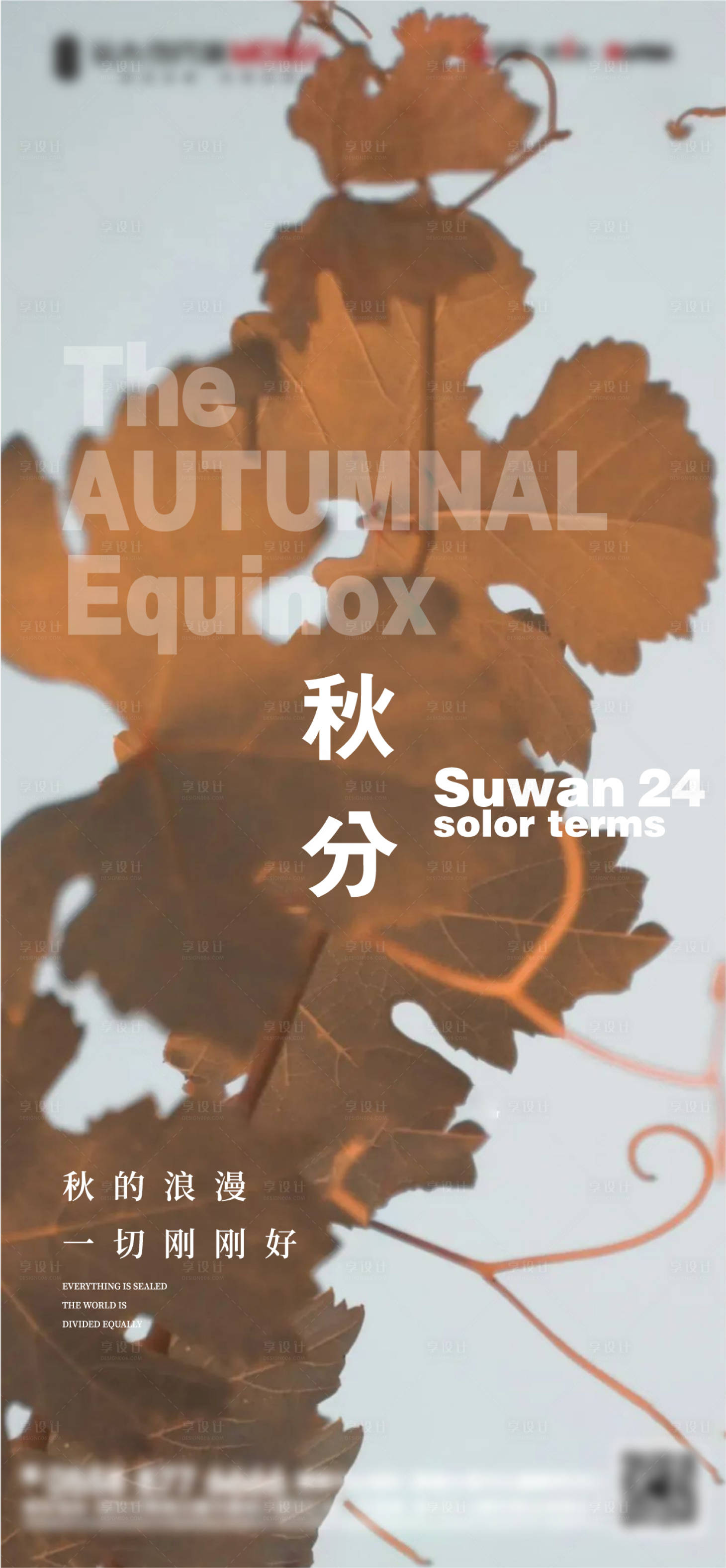 源文件下载【秋分创意海报】编号：46900012262709598