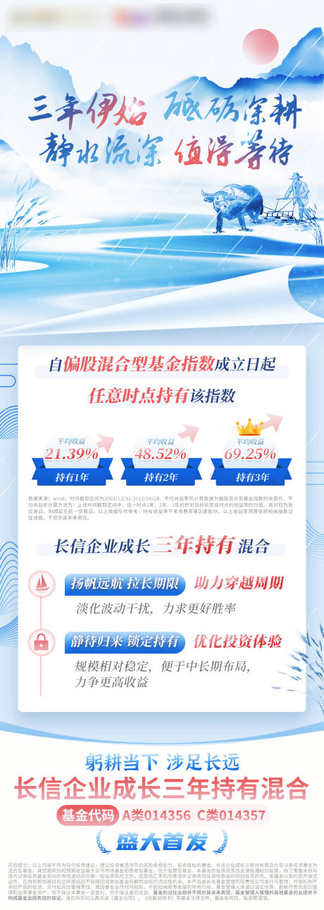 源文件下载【基金中国风海报】编号：54780012454339938