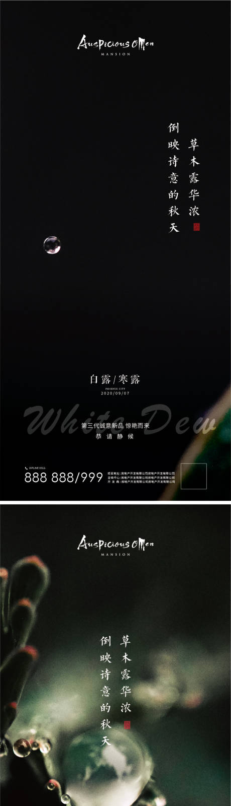 源文件下载【白露节气海报】编号：99430012012498508