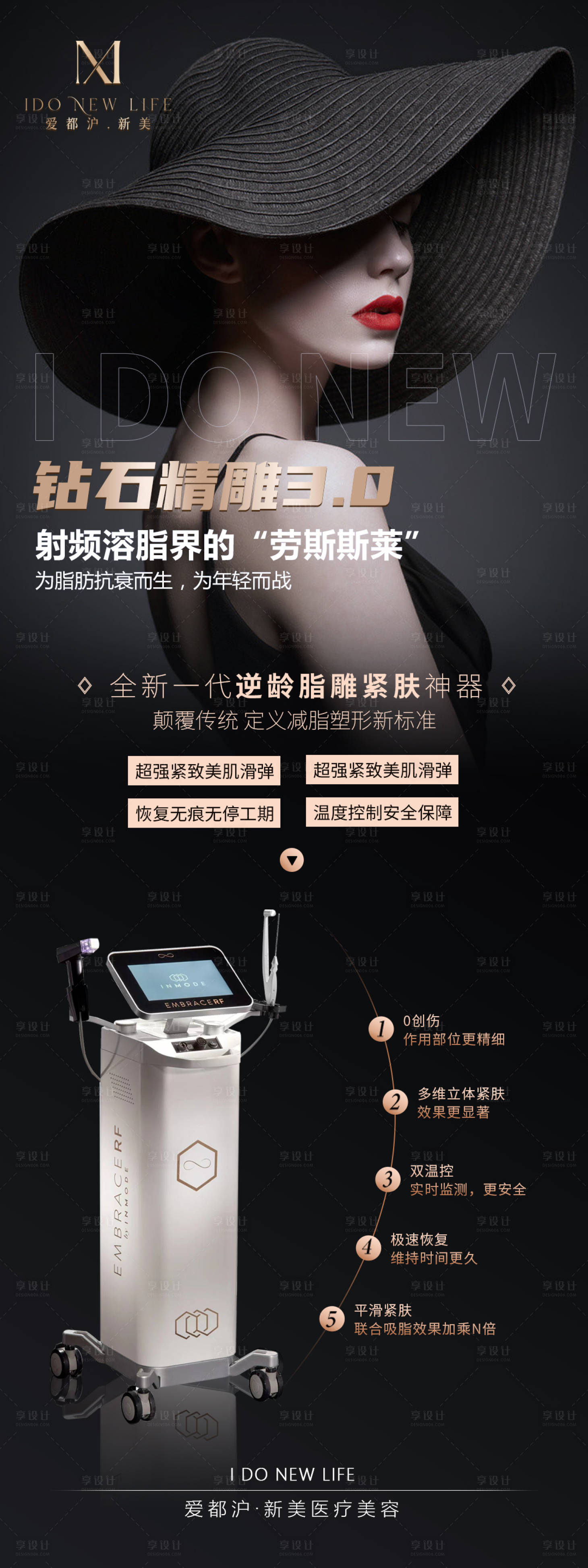 源文件下载【医美仪器钻石精雕海报】编号：79960012209489684