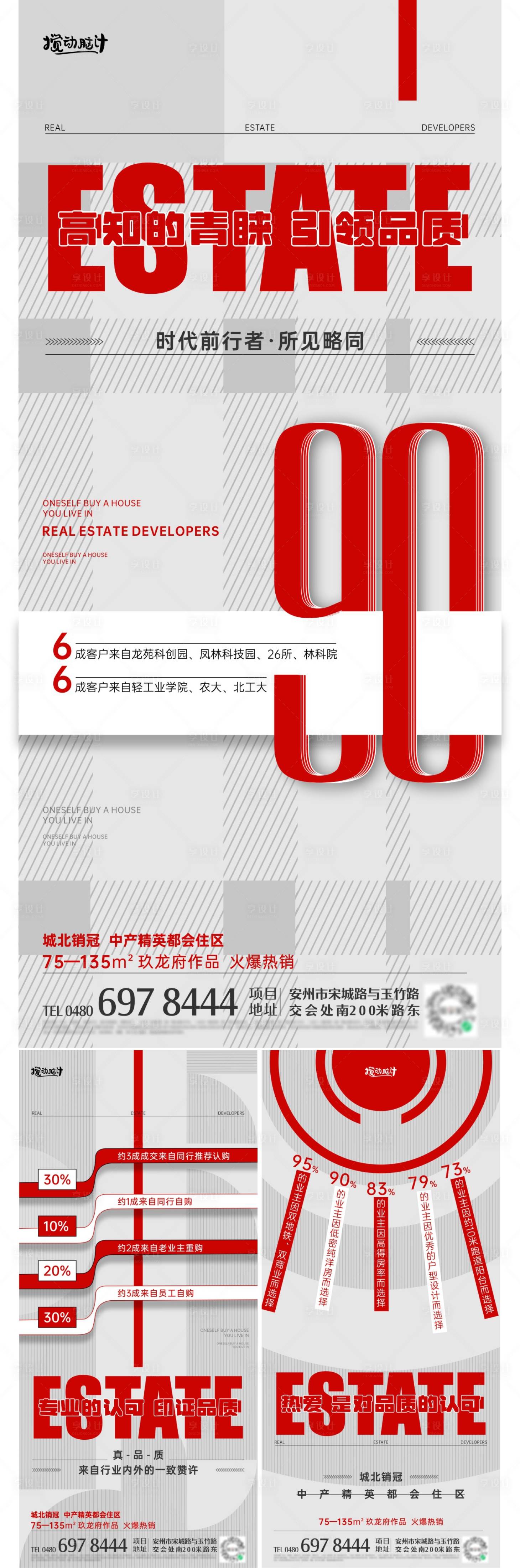 源文件下載【享設(shè)計(jì)】搜索編號(hào)：39510012387226395【地產(chǎn)業(yè)績(jī)海報(bào)】