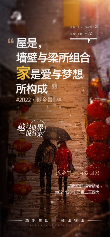 源文件下载【地产扎心返乡置业海报】编号：20220928111825202