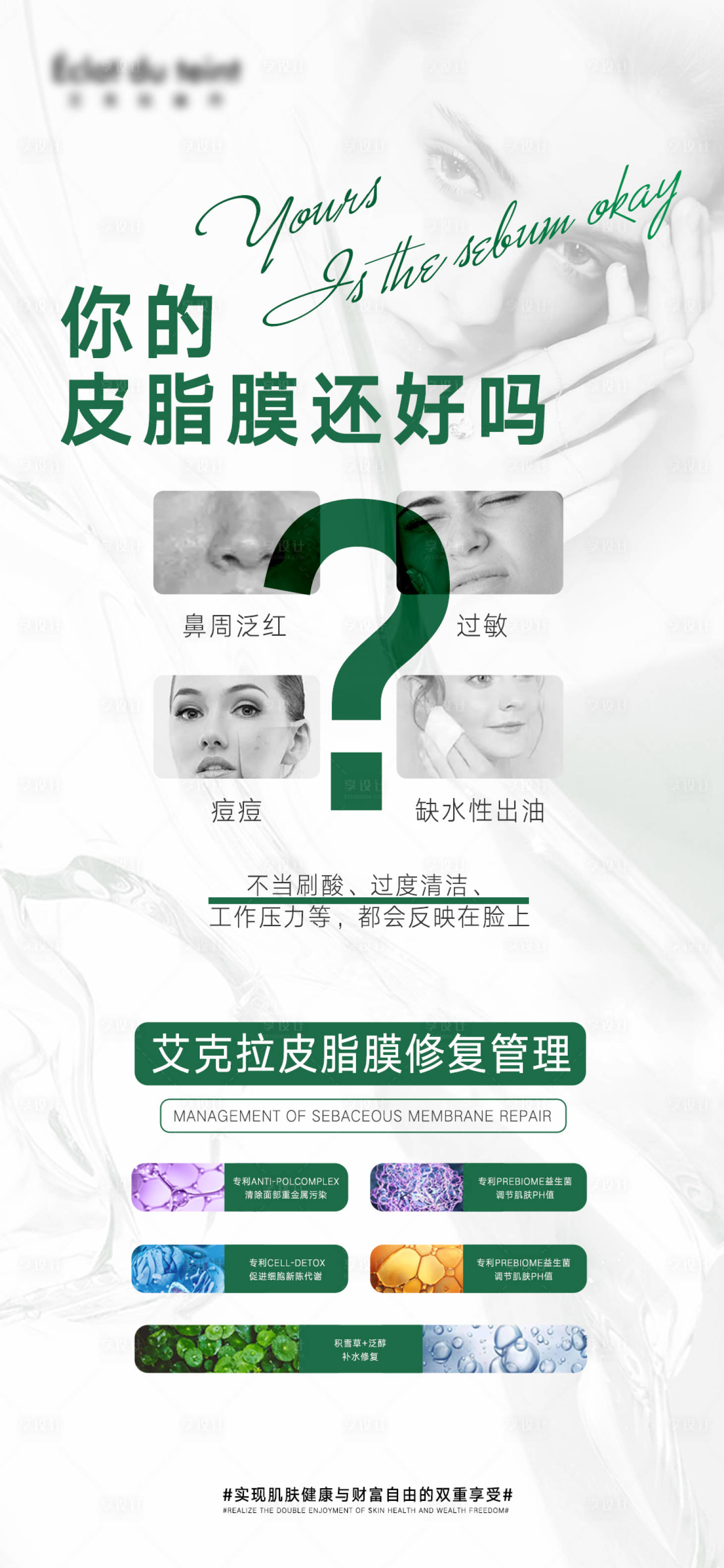 源文件下载【皮肤护肤管理产品海报】编号：54860012693632355