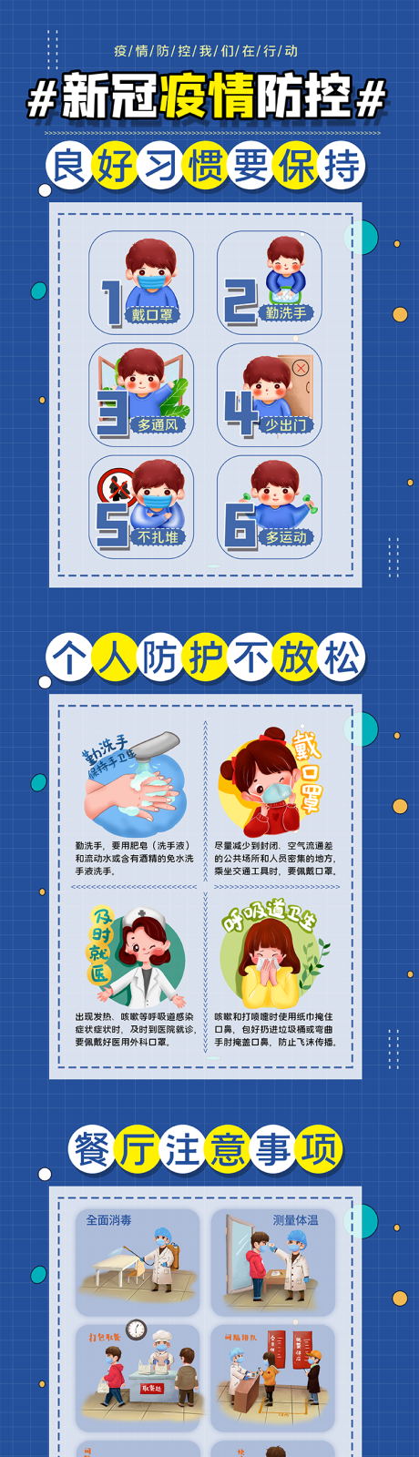 源文件下载【新冠疫情防控长图海报】编号：93500013032294584