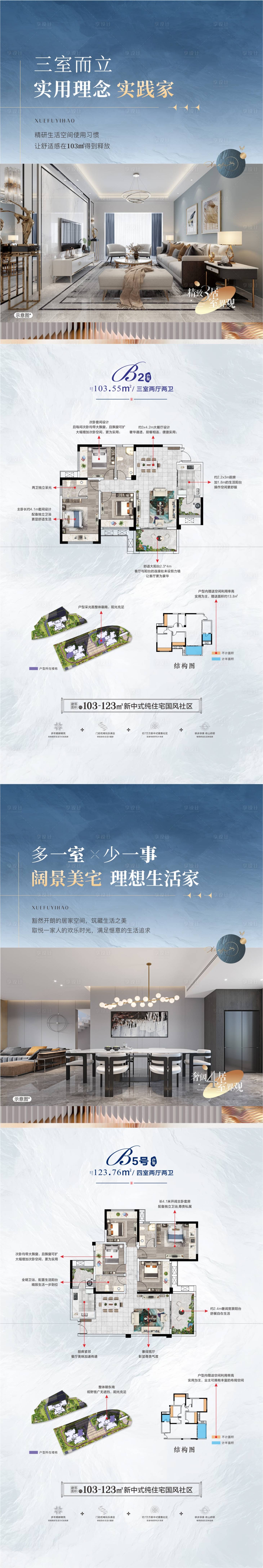 源文件下載【享設(shè)計(jì)】搜索編號(hào)：47130012539627650【戶型價(jià)值點(diǎn)系列長(zhǎng)圖海報(bào)】