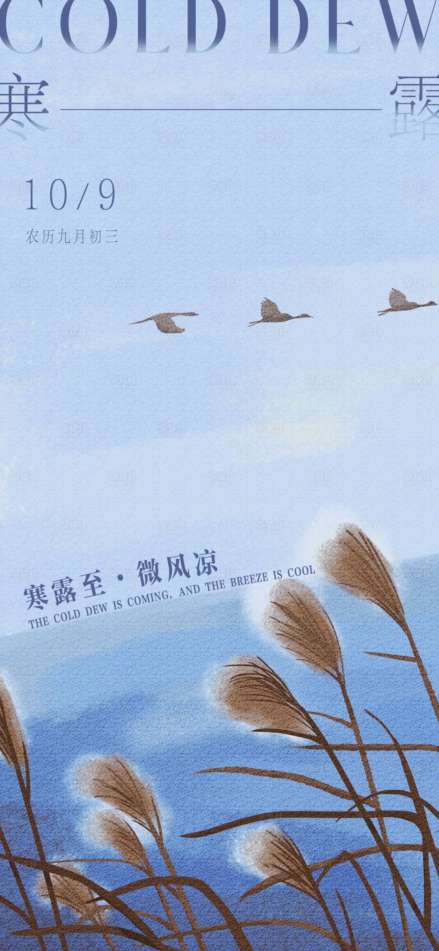 源文件下載【享設計】搜索編號：43660012541097127【寒露海報】