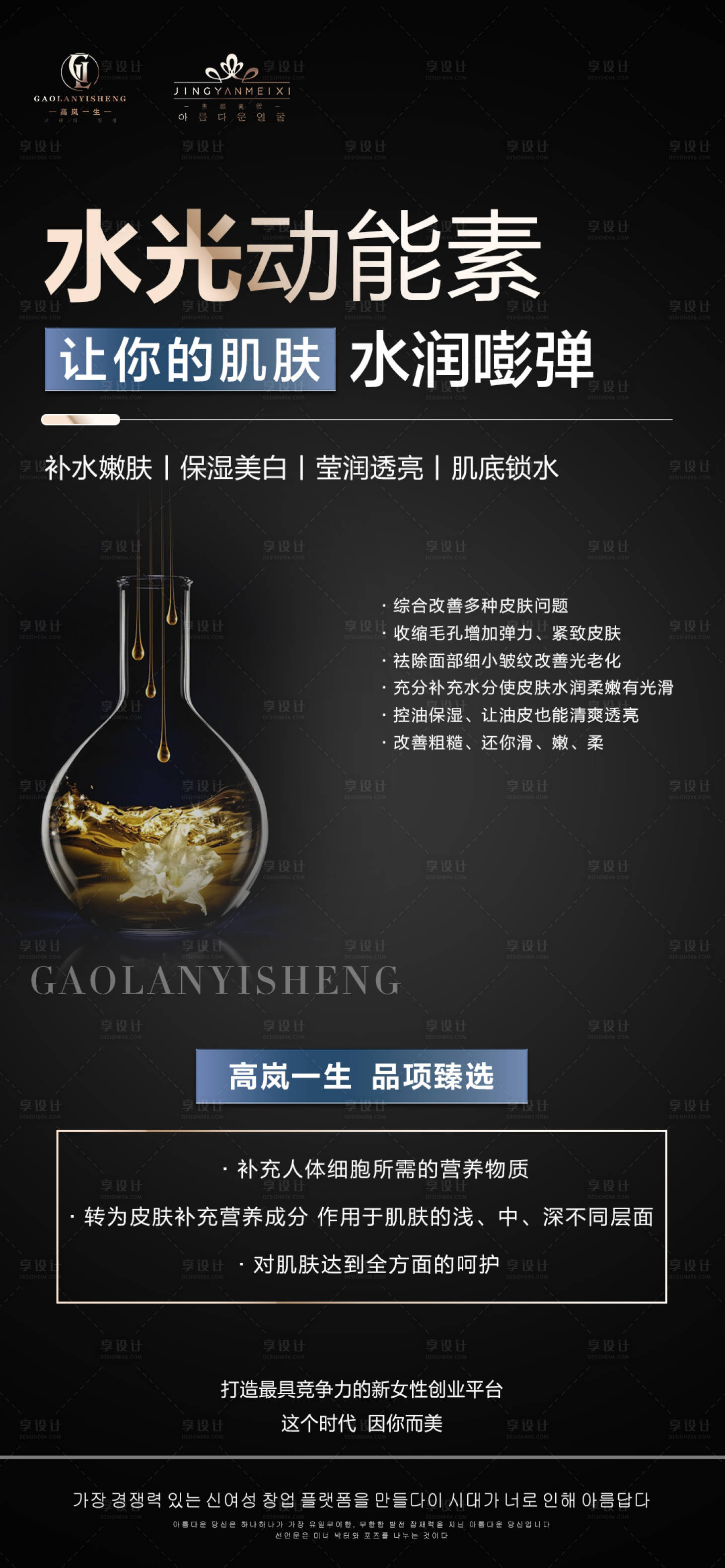 源文件下載【享設計】搜索編號：30470012548148870【醫美水光動能素海報】