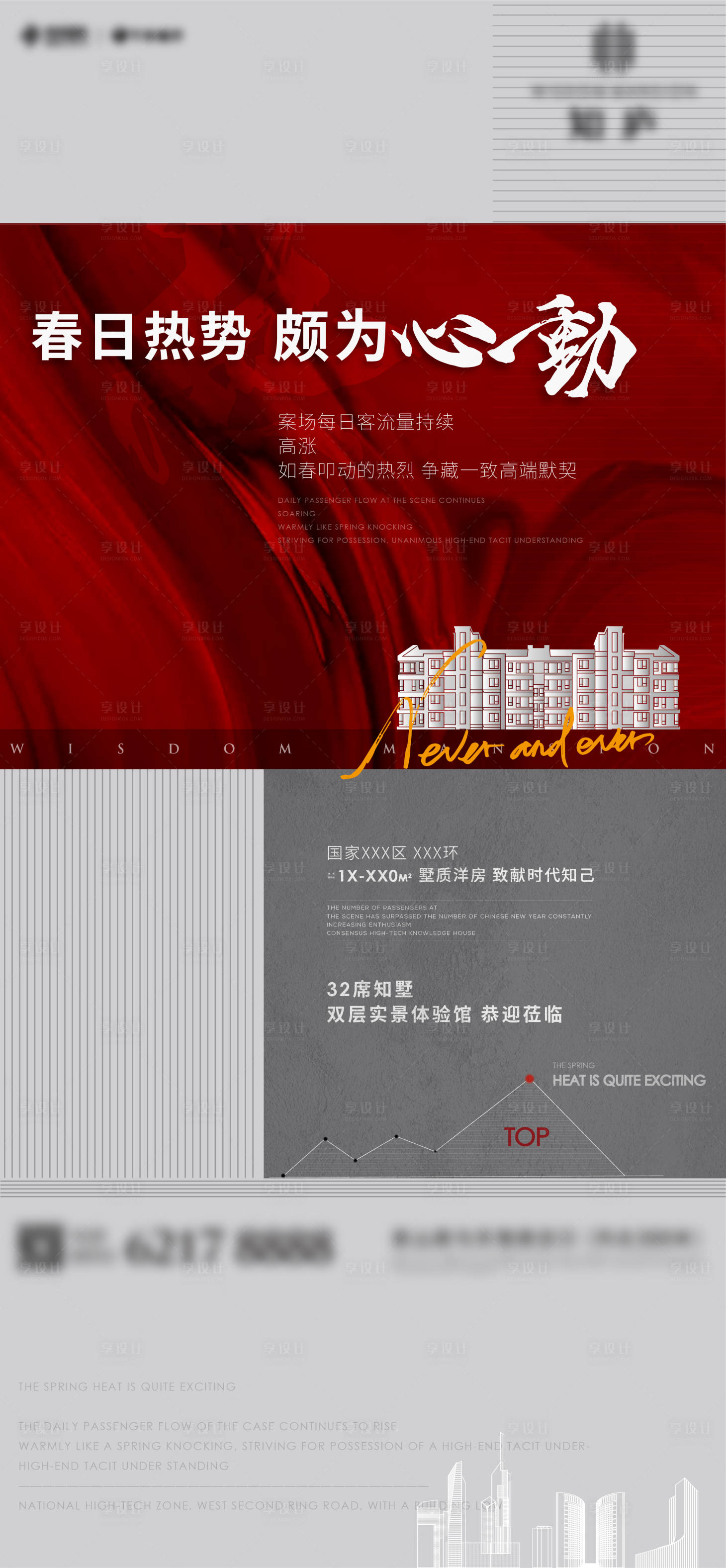 源文件下載【享設計】搜索編號：28920012700555380【地產熱銷紅色系列海報】